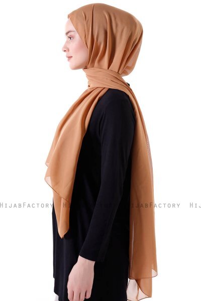 Hadise - Hijab Chiffon Mostaza