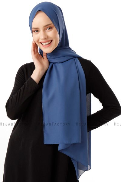 Hadise - Hijab Chiffon Petrol