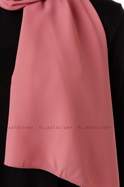 Hadise - Hijab Chiffon Rosa Oscuro