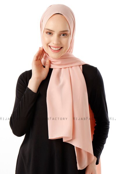 Hadise - Hijab Chiffon Salmón