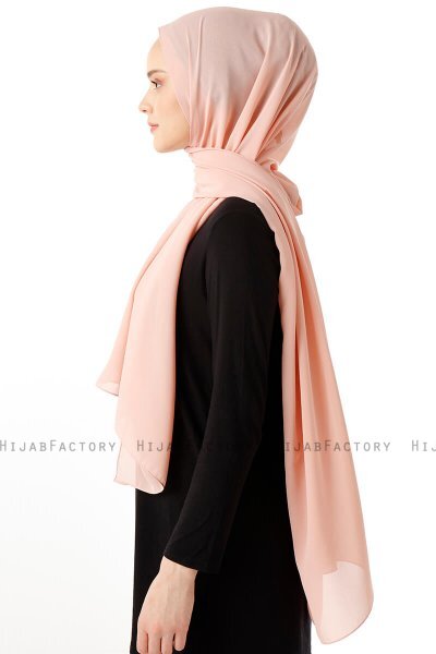 Hadise - Hijab Chiffon Salmón