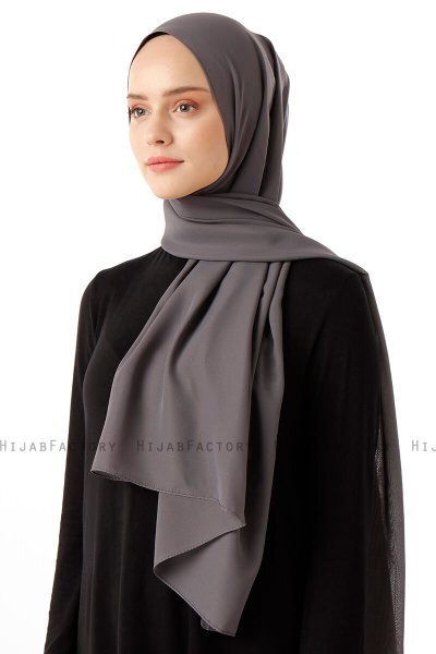 Hadise - Hijab Chiffon Antracita