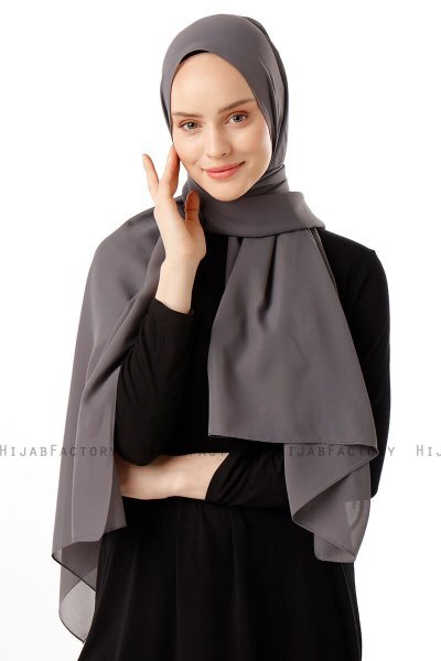 Hadise - Hijab Chiffon Antracita