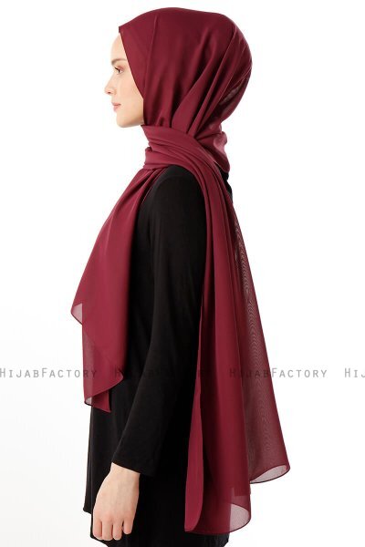 Hadise - Hijab Chiffon Ciruelas