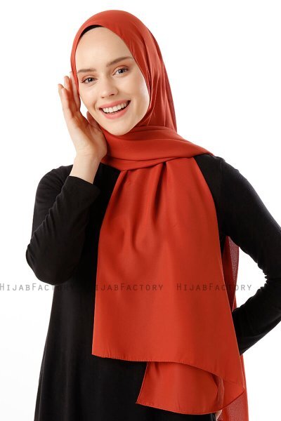 Hadise - Hijab Chiffon Ladrillo