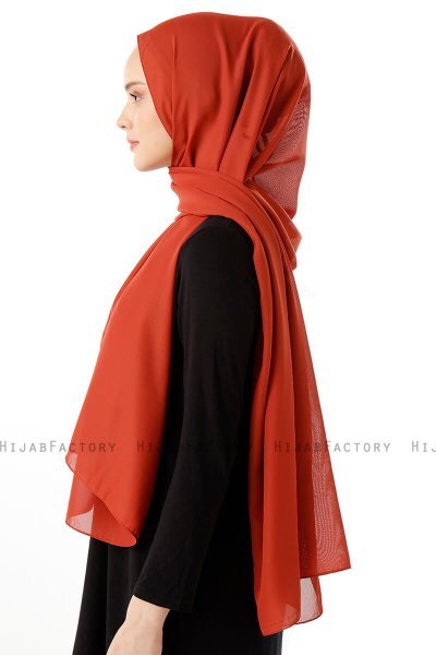 Hadise - Hijab Chiffon Ladrillo