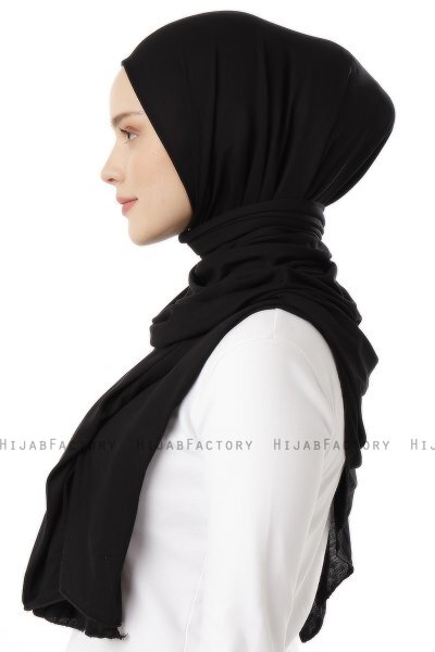 Neylan - Hijab Jersey Básico Negro