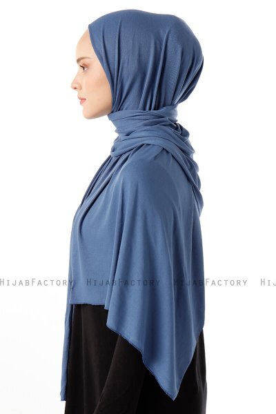 Neylan - Hijab Jersey Básico Indigo