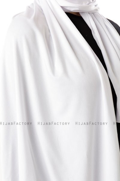 Neylan - Hijab Jersey Básico Blanco