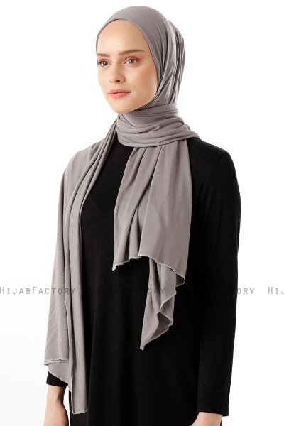 Neylan - Hijab Jersey Básico Gris
