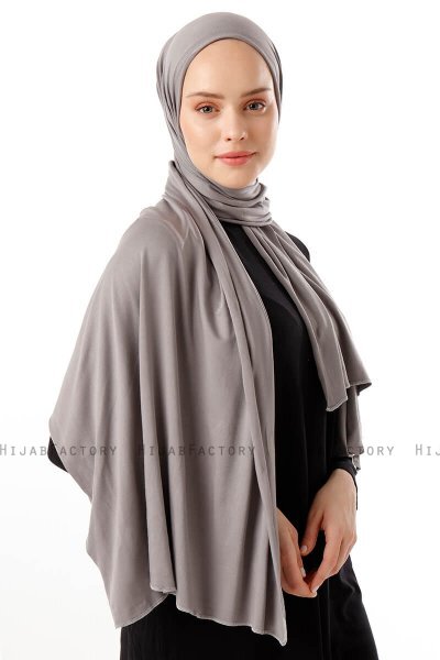 Neylan - Hijab Jersey Básico Gris