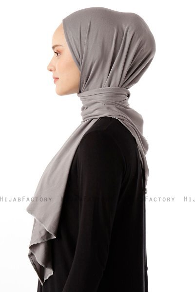 Neylan - Hijab Jersey Básico Gris
