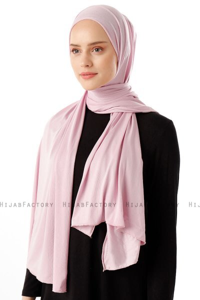Neylan - Hijab Jersey Básico Rosa Claro