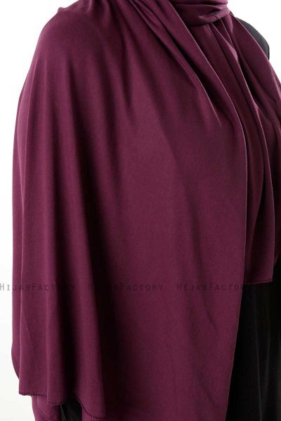 Neylan - Hijab Jersey Básico Ciruelas
