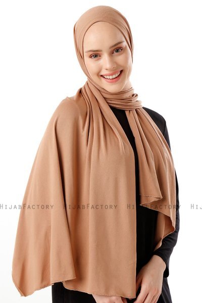 Neylan - Hijab Jersey Básico Mostaza