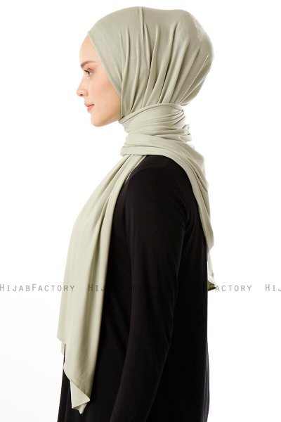 Neylan - Hijab Jersey Básico Verde Claro
