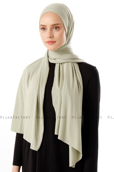 Neylan - Hijab Jersey Básico Verde Claro