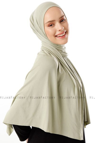 Neylan - Hijab Jersey Básico Verde Claro