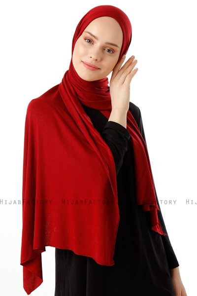 Neylan - Hijab Jersey Básico Corinto