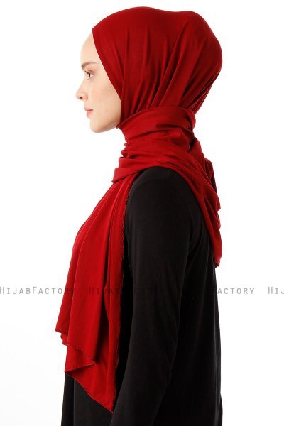 Neylan - Hijab Jersey Básico Corinto