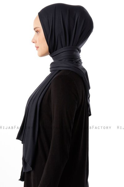 Neylan - Hijab Jersey Básico Azul Marino Oscuro