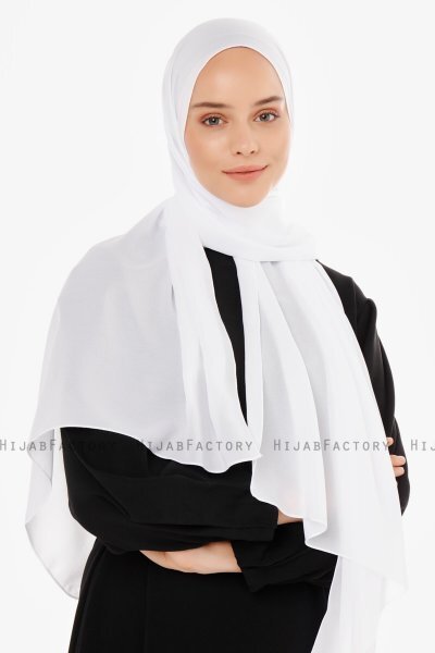 Esra - Hijab Chiffon Blanco