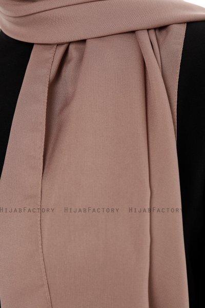 Esra - Hijab Chiffon Taupe Oscuro