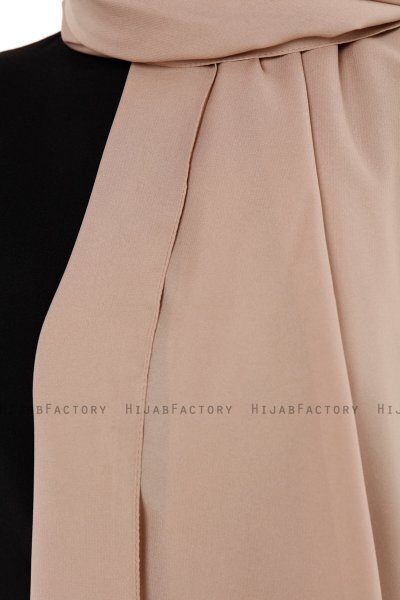 Esra - Hijab Chiffon Taupe Claro