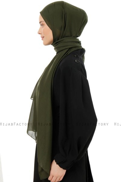 Esra - Hijab Chiffon Caqui