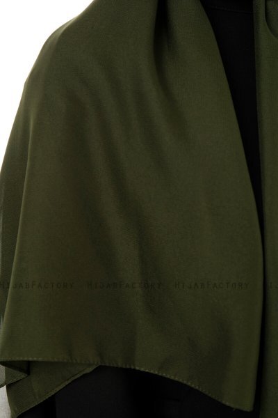 Esra - Hijab Chiffon Caqui