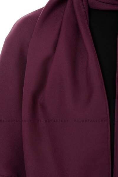 Esra - Hijab Chiffon Morado Oscuro