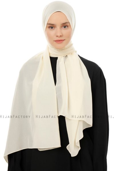 Esra - Hijab Chiffon Beige Claro