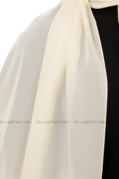 Esra - Hijab Chiffon Beige Claro