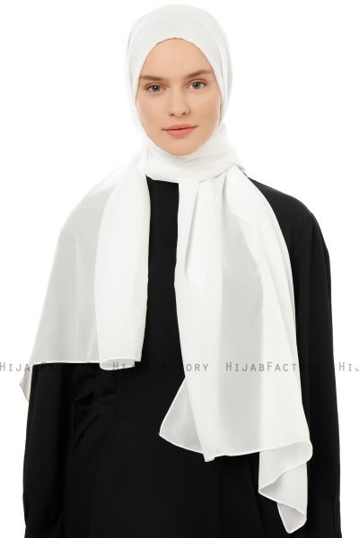 Esra - Hijab Chiffon Crema
