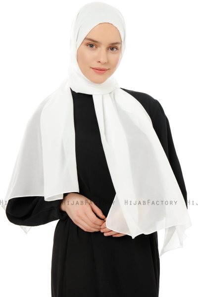 Esra - Hijab Chiffon Crema