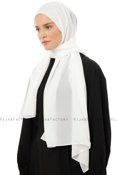 Esra - Hijab Chiffon Crema