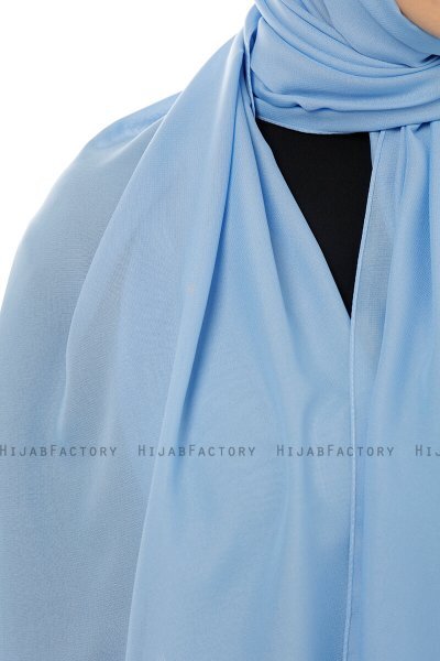 Esra - Hijab Chiffon Azul Claro