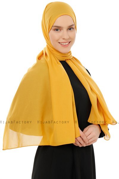 Esra - Hijab Chiffon Mostaza