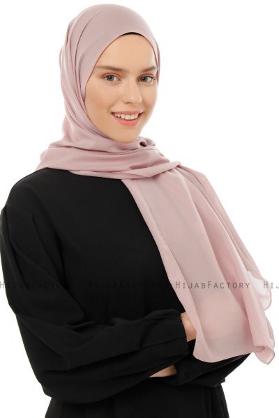 Esra - Hijab Chiffon Rosa Oscuro