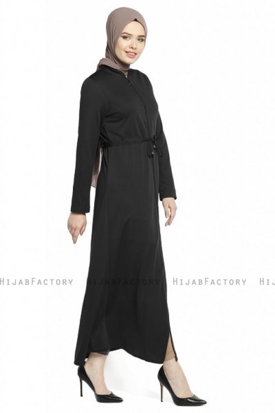 Emine - Abaya Negro - Miss Cazibe