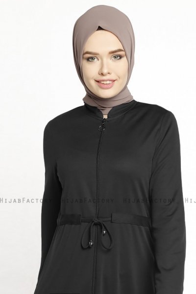 Emine - Abaya Negro - Miss Cazibe