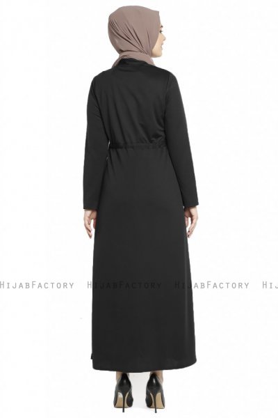 Emine - Abaya Negro - Miss Cazibe