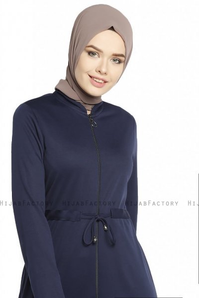 Emine - Abaya Azul Marino - Miss Cazibe