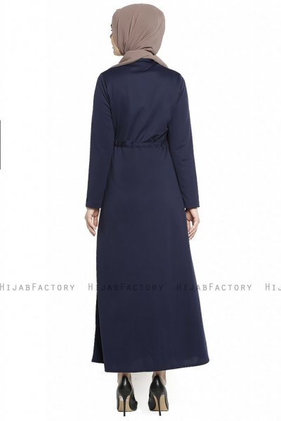 Emine - Abaya Azul Marino - Miss Cazibe