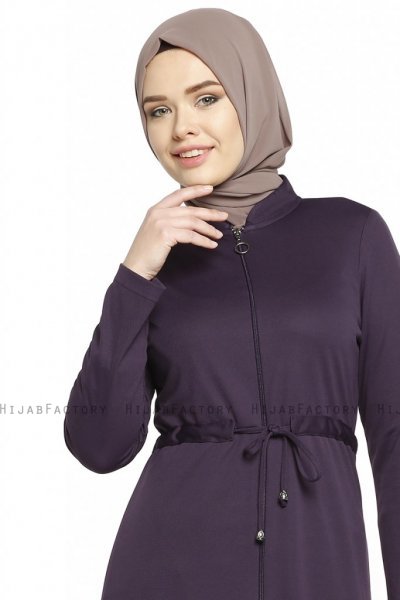Emine - Abaya Púrpura - Miss Cazibe