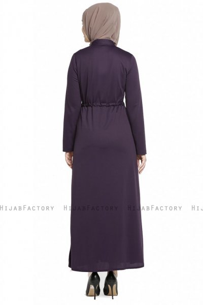 Emine - Abaya Púrpura - Miss Cazibe