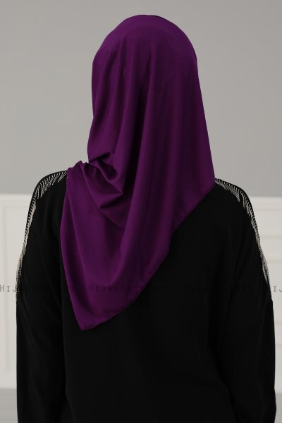 Amy - Turbante De Algodón Púrpura - Ayse Turban