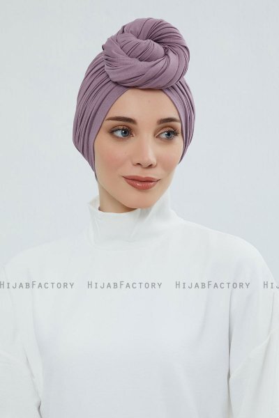 Amy - Turbante De Algodón Lilac