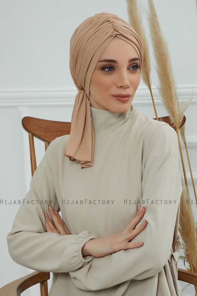 Amy - Turbante De Algodón Sand