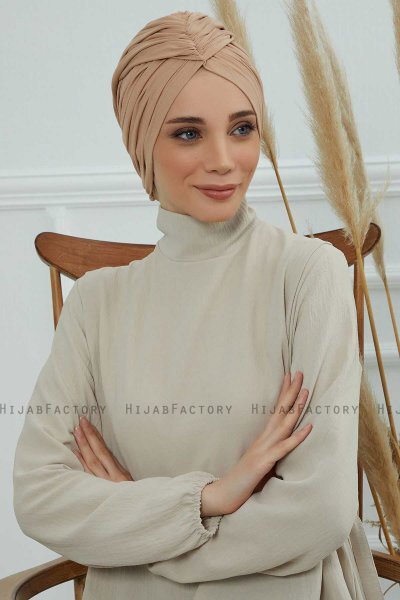 Amy - Turbante De Algodón Sand